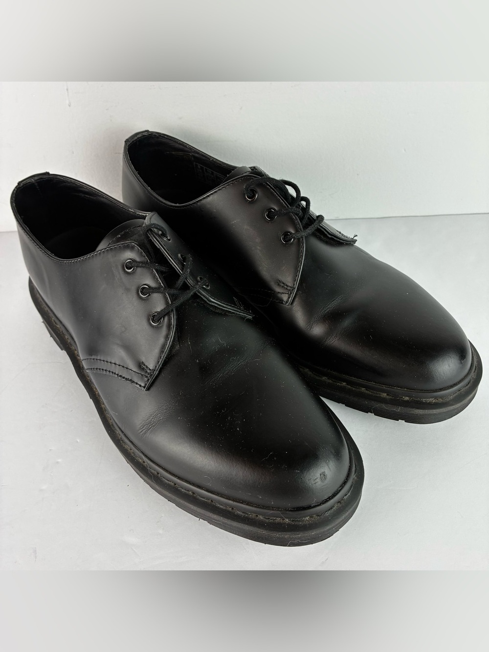 Dr. Martens 1461 Black Mono Smooth Oxfords
